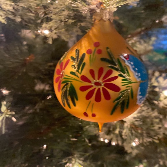 Pier 1 Imports Hand Blown Butterfly Christmas Ornament - Picture 3 of 9